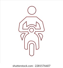 old spa motorcycle Art, vector, logo design