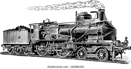 Old Steam Locomotive