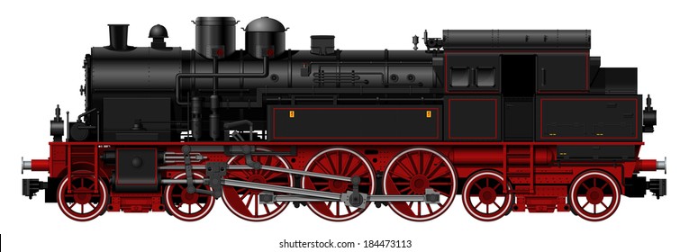 The Old Steam Locomotive