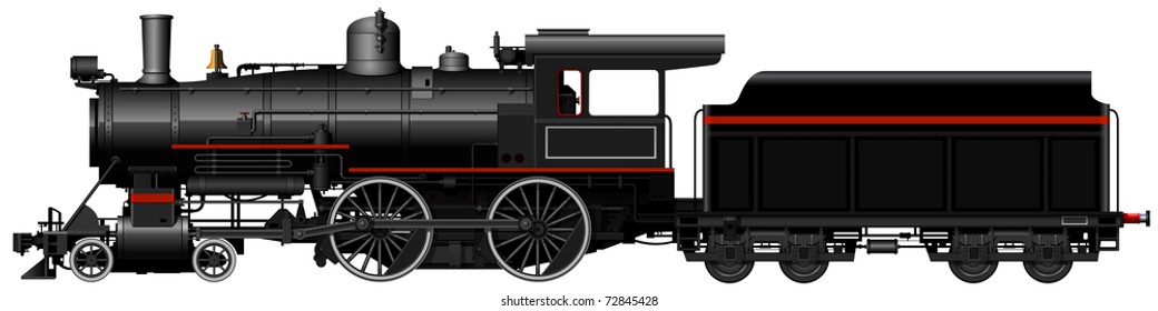 the old steam locomotive