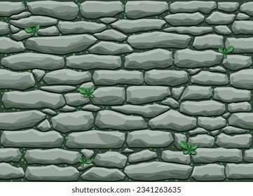 Old Stone Seamless Pattern For Game Design