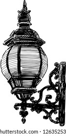 old street lamp