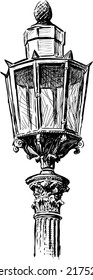 old street light