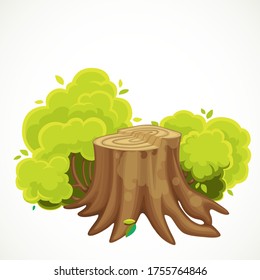 Old Fairy Ivycovered Oak Tree On Stock Illustration 610135517