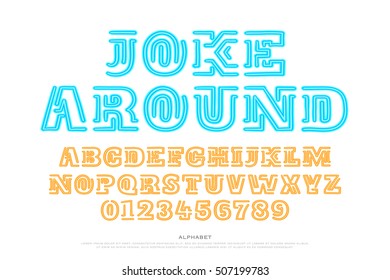 old style alphabet letters and numbers isolated on white background. vector font type design. ornamental lettering symbols. hand drawn outline typesetting. decorative typeface template. vector fonts