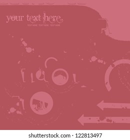 Old Style Background, Vector illustration. Vintage Stylish Background For Your Design