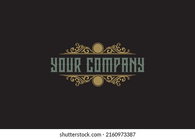 OLD STYLE BEAUTY FLORAL WEDDING LOGO