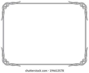 9,039 Scroll border rectangle Images, Stock Photos & Vectors | Shutterstock