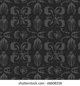 old style black-and-white seamless background pattern
