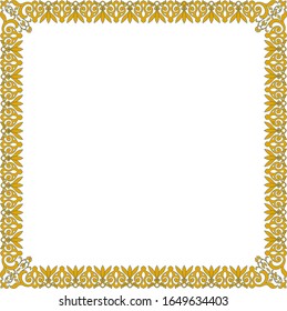 Old style frame ornament vector illustration