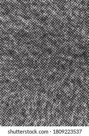 Old style grungy dotted texture with halftone effects in black and white colors vector illustration