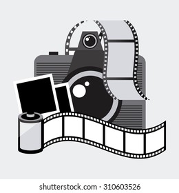 old style photograph design, vector illustration eps10 graphic 