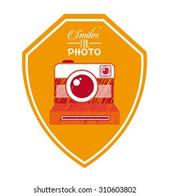 old style photograph design, vector illustration eps10 graphic 