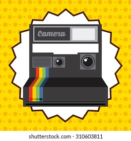 old style photograph design, vector illustration eps10 graphic 