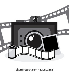 old style photograph design, vector illustration eps10 graphic 