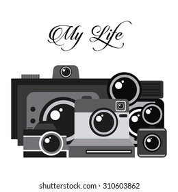 old style photograph design, vector illustration eps10 graphic 