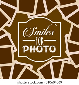 old style photograph design, vector illustration eps10 graphic 