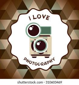 old style photography design, vector illustration eps10 graphic 