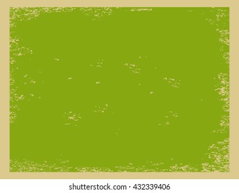 Old style scratched vector background. Abstract ripped crimp backdrop in style of vintage postcard. Retro grunge dotted texture.