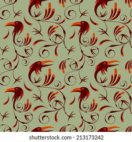 Old style seamless pattern