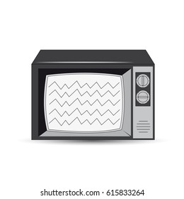 Old style television icon.