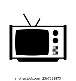 old style television vector icon