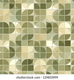 Old style tiles seamless background, vector pattern design. Seamless pattern.
