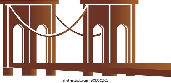 old suspension bridge look like brooklyn 