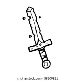 dibujo de la antigua espada
