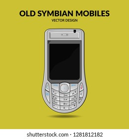 Old Symbian Phone - Vector Design