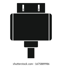 Old tablet adapter icon. Simple illustration of old tablet adapter vector icon for web design isolated on white background