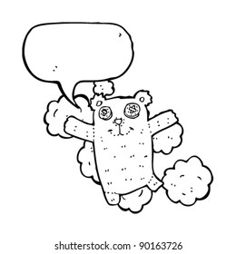 old teddy bear cartoon