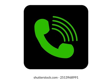 Ícone de chamada telefônica antigo ícone de telefone