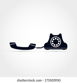 Old Telephone Icon