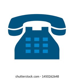 old telephone icon. Logo element illustration. old telephone symbol design. colored collection.  old telephone concept. Can be used in web and mobile