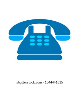 old telephone icon. Logo element illustration. old telephone symbol design. colored collection. old telephone concept. Can be used in web and mobile