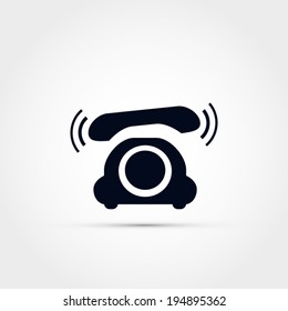 Old Telephone Ringing Icon