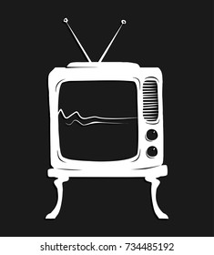 old television doodle