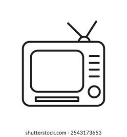 Velho ícone da televisão. Curso fino e sólido.