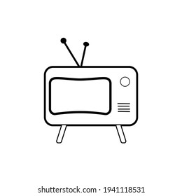 old television static design vector ilustrasion. icon television static. TV static icon