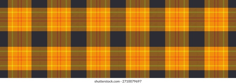 Viejo fondo textil a cuadros, lindo patrón de Vector sin costuras. Tartán de tela a cuadros con textura de franela en colores brillantes y oscuros.