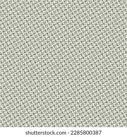 Old textile material with larger or smaller holes. Mesh fabric texture. Gray cloth background. Abstract vector.