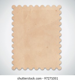 Old Texture Paper with circle edge Vector
