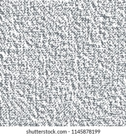 Old thick fabric structure. Distressed wool knit. Monochrome background. Vector illustration.