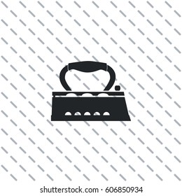 Old time iron, vector icon