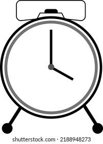 old time piece clock vector illustration