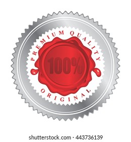 old time red wax stamp seal