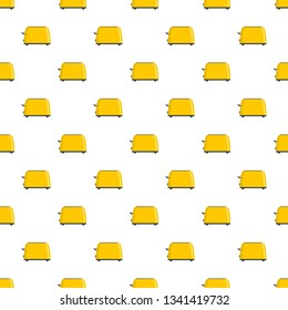 Old toaster pattern seamless vector repeat for any web design