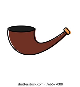 Old tobacco pipe
