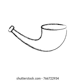 Old tobacco pipe